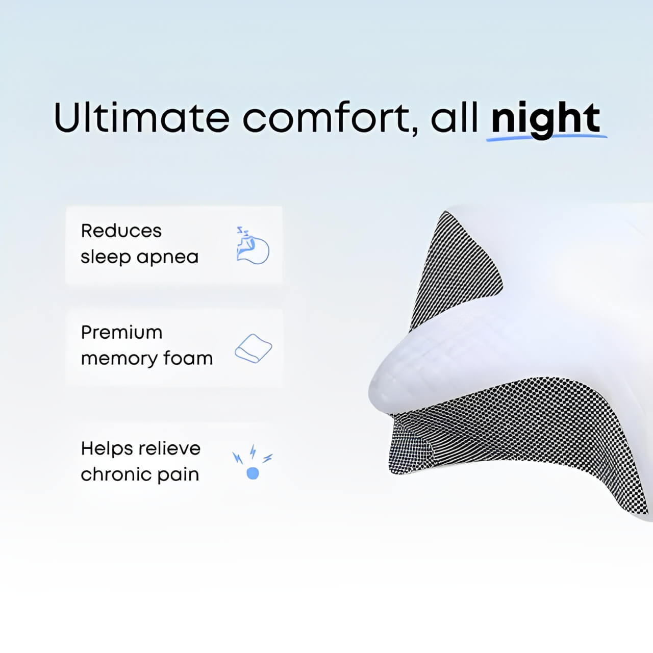 HealFlows™ Premium Ergonomic Pillow